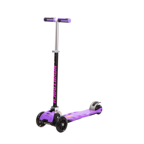 Самокат Novatrack Disco, фиолетовый