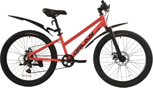 Велосипед Orlan Wing Shift 1.0 24" (2024), рама 12" (130-155 см), розовый