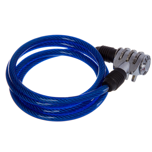 Замок кодовый 6х100см синий, синий