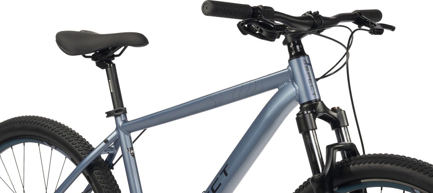 Велосипед Aspect Ideal 27.5 (2024), рама 20" (175-185 см), серый Велосипед Aspect Ideal 27.5 (2024), рама 20" (175-185 см), серый