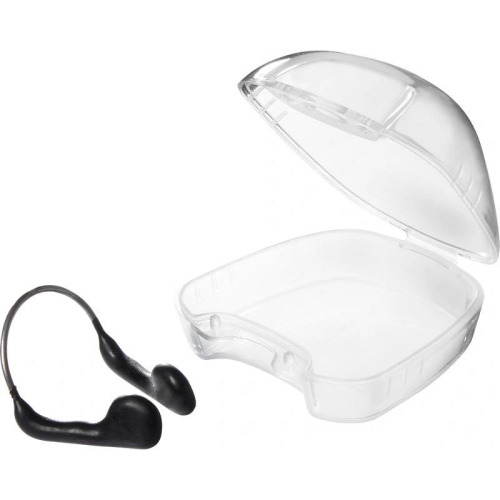 Зажим для носа TYR Latex Swim Clip, черный