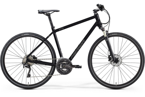 Велосипед Merida CROSSWAY XT-EDITION 28" (2021), рама 55 см (175-185 см), черный