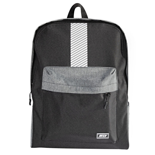 Рюкзак спортивный для ноутбука STG FB-006 (45х32х13 см), черный-серый