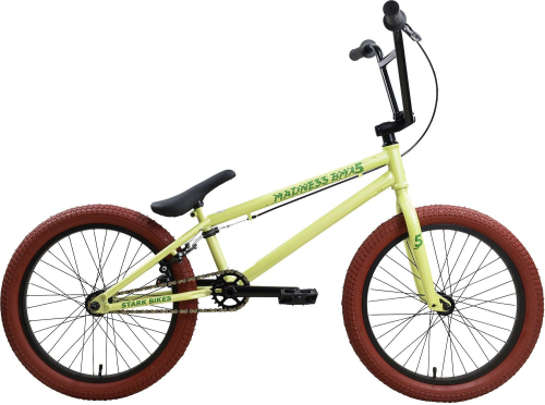 Велосипед Stark Madness BMX 5 (2025), оливковый/зеленый/коричн
