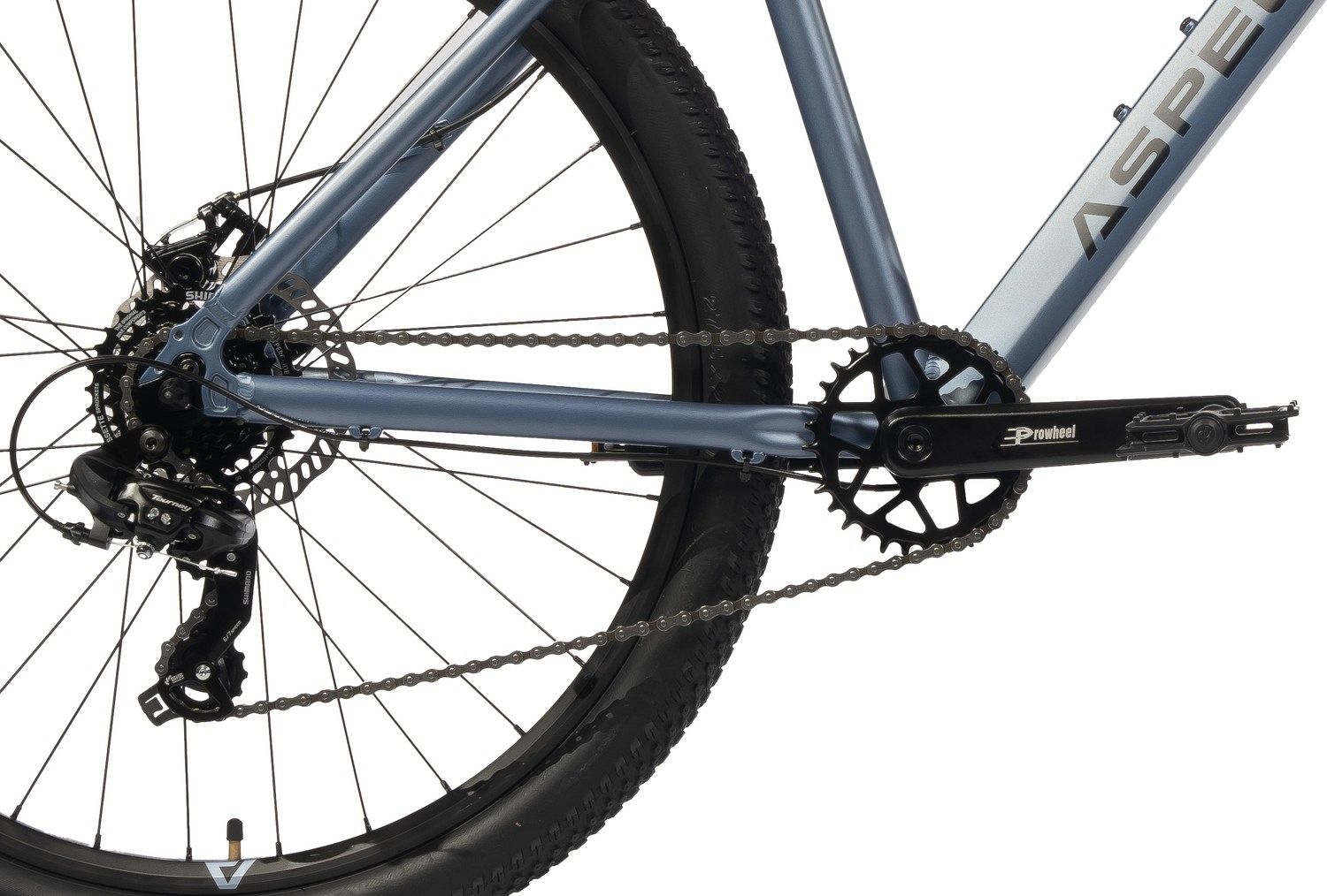 Велосипед Aspect Ideal 27.5 (2024), рама 20" (175-185 см), серый Велосипед Aspect Ideal 27.5 (2024), рама 20" (175-185 см), серый