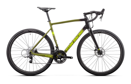 Велосипед Titan Racing Switch Carbon Elite, рама 52 см (155-165 см), зеленый
