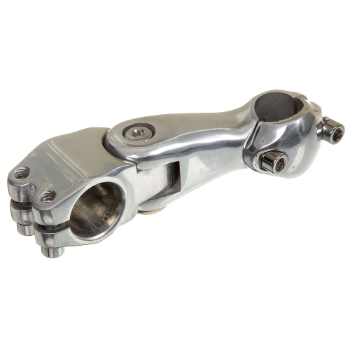 Вынос STG RA-038 100 мм, под руль 25.4 мм, серебристый, регулируемый по высоте, серебристый