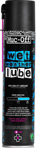 Смазка для цепи MUC-OFF, Wet Weather Chain Lube Aerosol 400ml