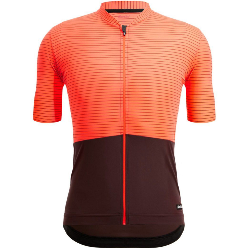 Веломайка Santini Colore Riga SS Cycling Jersey, оранжевый