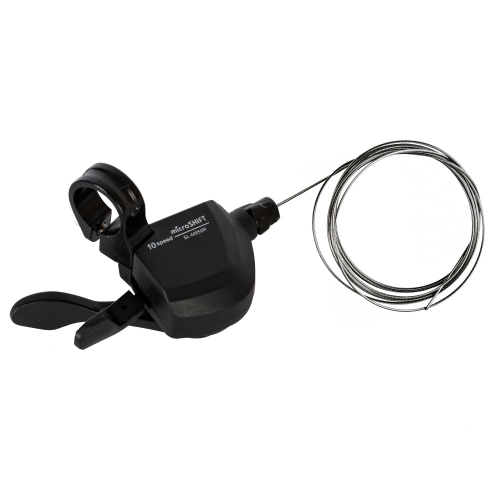 Шифтер Microshift SL-M850, правый, 10 скоростей, трос 1800 мм, черный