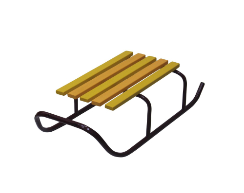 Санки детские бюджет "ТЯНИТОЛКАЙ" (вишня ), бордовый