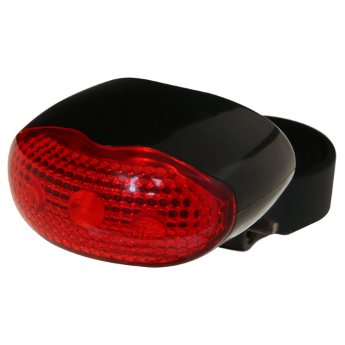 Фонарь велосипедный STG задний JY-860T, 3 светодиода, 3 функции, батарея:ААА*2 (в комплекте)