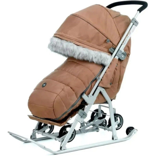 Коляска комбинированная НИКА Детям 7-5SK, бежевый, НД7-5SK/БЖ