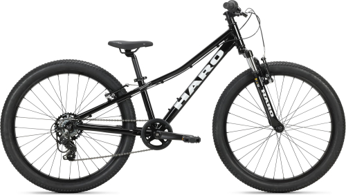 Велосипед Haro Flightline 24 (2025), рама 12" (130-155 см), черный