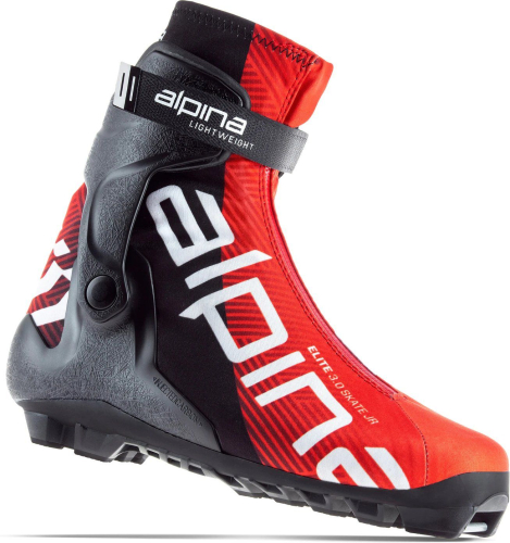 Гоночные лыжные ботинки Alpina для конькового хода Elite 3.0 Skate JR, 5583-1, красный