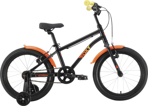 Велосипед Stark Foxy Boy 18 (2024) (110-130 см), черный