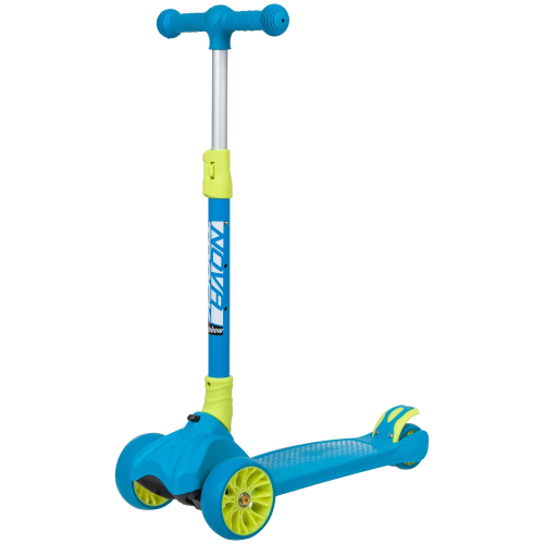 Самокат-кикборд Novatrack RainBow Pro Button (2020), синий