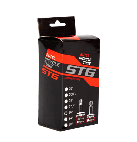Камера велосипедная STG  бутил  26Х1,75/2,125"