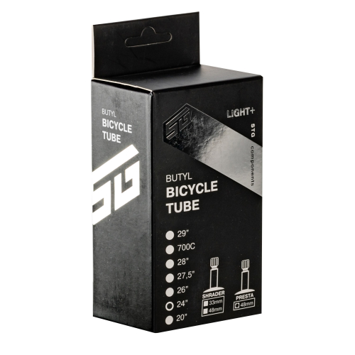 Камера велосипедная STG Light+, 24Х1.95/2.3, бутил, автониппель 33 мм, (упак.: коробка)