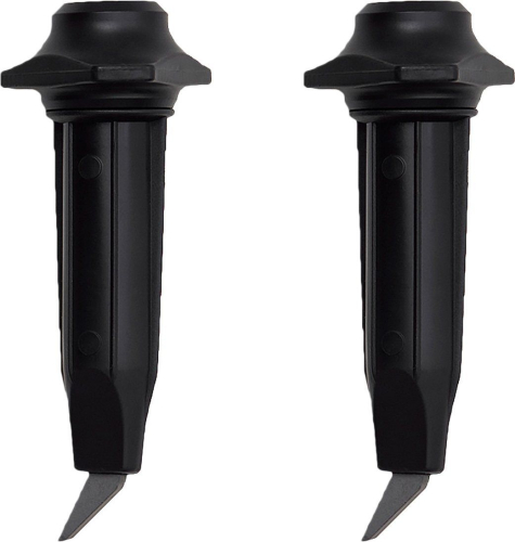 Наконечники для лыжероллеров KV+ Tip vid Antishock for rollski, 10 mm, 1 пара, черный