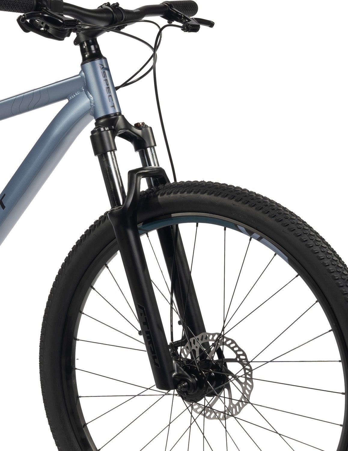 Велосипед Aspect Ideal 27.5 (2024), рама 20" (175-185 см), серый Велосипед Aspect Ideal 27.5 (2024), рама 20" (175-185 см), серый