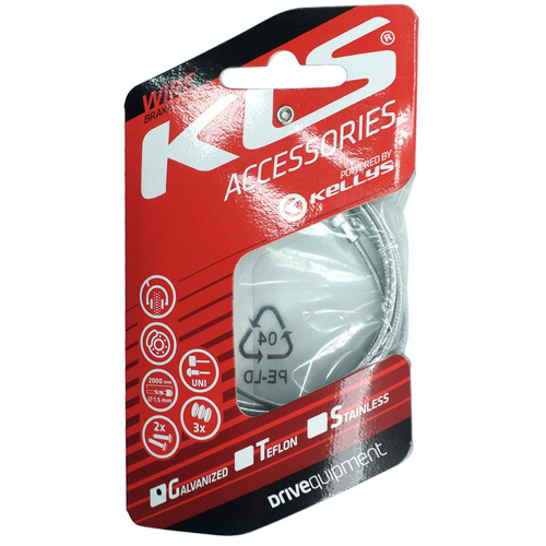 Трос тормоза KLS MTB+ROAD 2000мм, гальванизированный