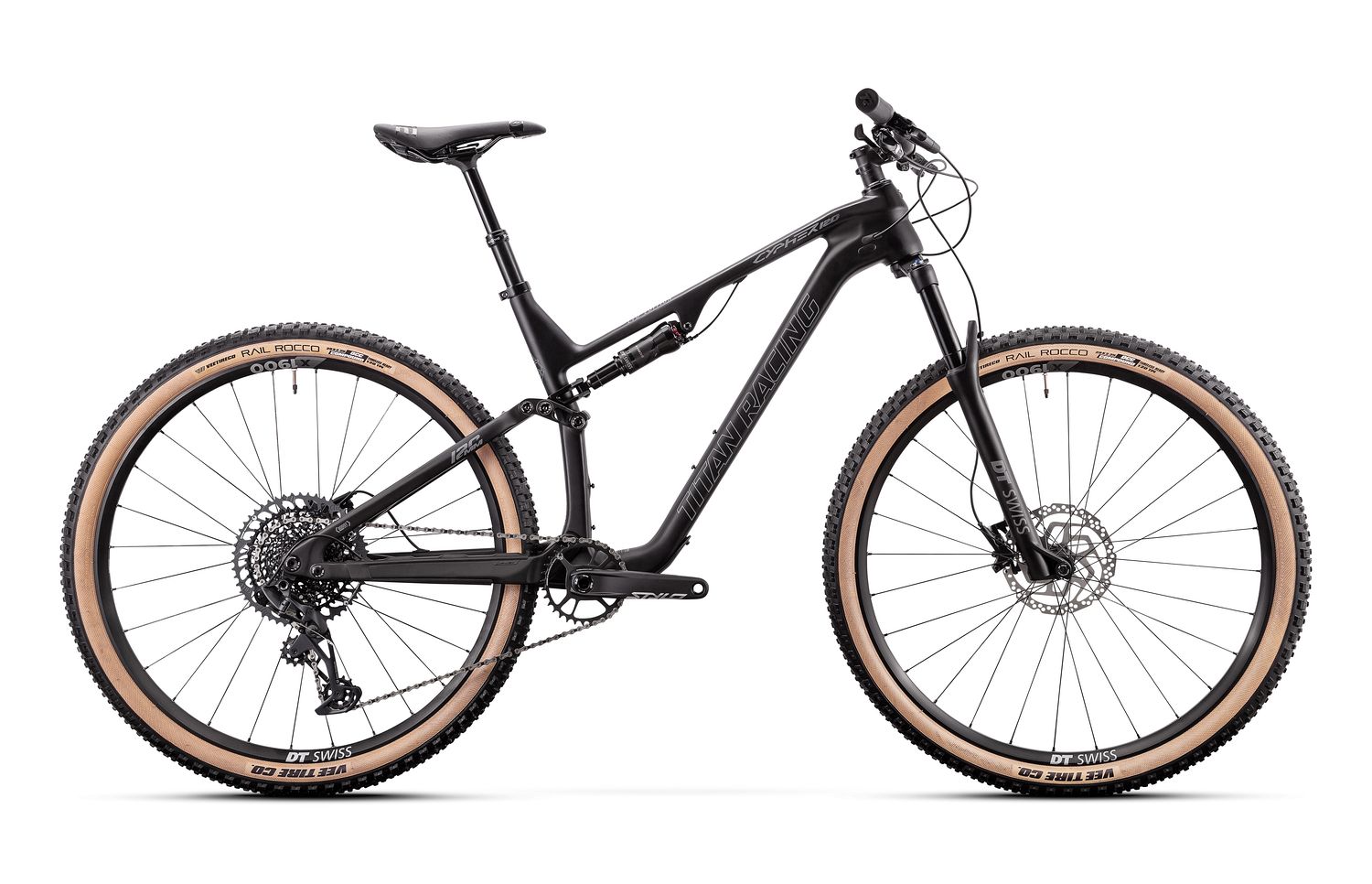 Велосипед Titan Racing CYPHER 120 CARBON LTD EDITION, рама XL (185-195 см), черный Велосипед Titan Racing CYPHER 120 CARBON LTD EDITION, рама XL (185-195 см), черный