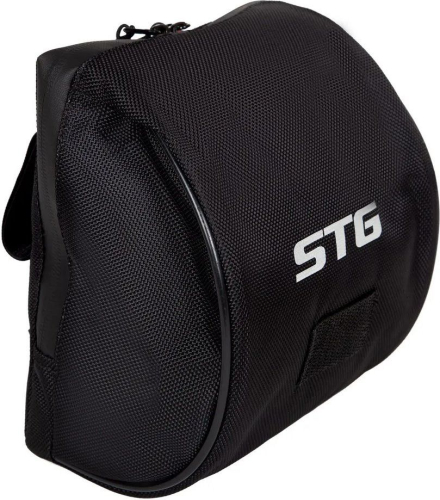 Велосумка на руль STG влагозащищенная, 19х9х14 см, 2.0 л, черный, модель 555-593, черный