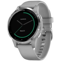 Смарт-часы GARMIN VIVOACTIVE 4S (Powder Gray/Silver)