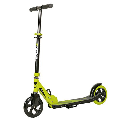 Самокат городской NOVATRACK POLIS 160 Plastic (2022), лимонный