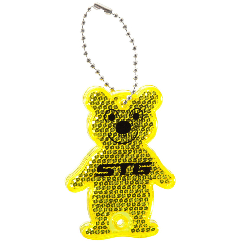 Светоотражатель STG KW-101, брелок "Медведь".