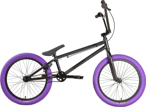 Велосипед Stark Madness BMX 4 (2025), серо-фиолет./черн./фиолет