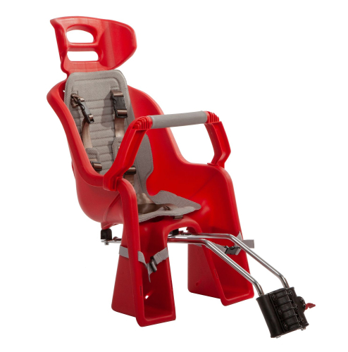 Кресло детское заднее Sunnywheel в цветной коробке, модель SW-BC-137, красная накладка