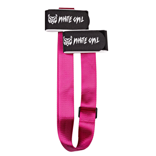 Связки для горных лыж White Owl KNDR-OZ, обхват 50х460 мм, лямка 38х1200 мм, черный с красным