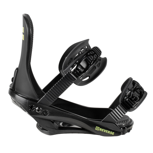 Крепления для сноуборда Reverse Rental New Quick Disc, черный-желтый