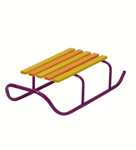 Санки детские бюджет "ТЯНИТОЛКАЙ" (розовый), розовый