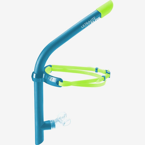 Трубка TYR Ultralite Snorkel Elite, голубая