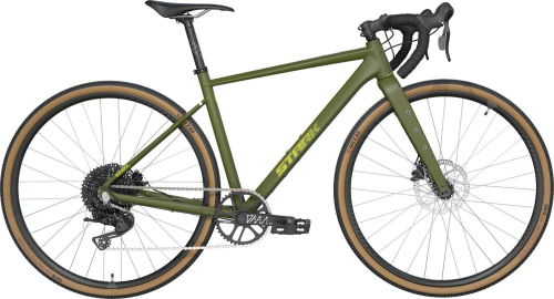 Велосипед Stark GRL 700.5 D (2025), рама S/M (155-165 см), зеленый