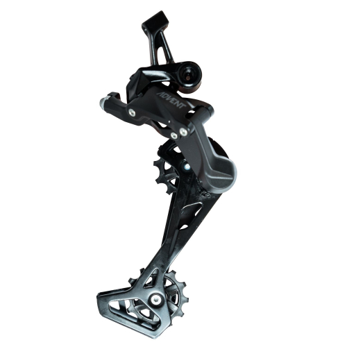 Переключатель задний Microshift Advent RD-M619L, 9 скоростей, длинная лапка, черный