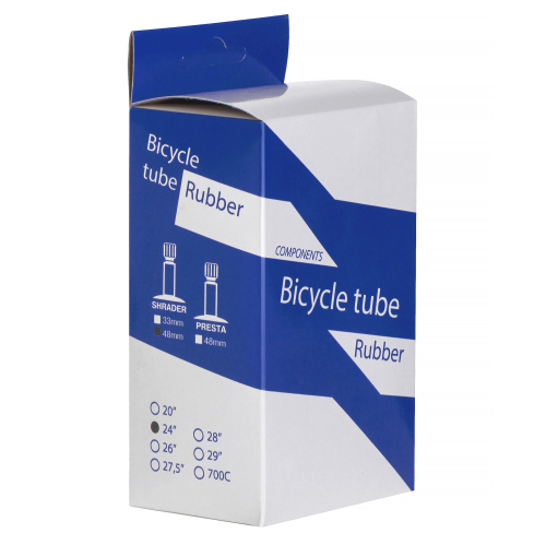 Камера велосипедная BT резина 24"Х1,75"/1,95" автониппель 48 мм