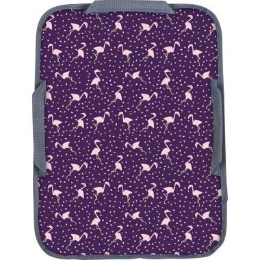 Ледянка мягкая прямоугольная принтованная, фиолетовая