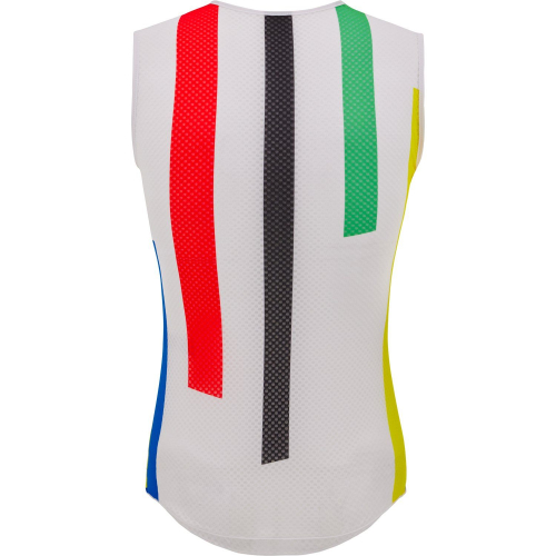 Термомайка без рукавов Santini Salo' Del Garda 1962 - UCI NS Baselayer, белый