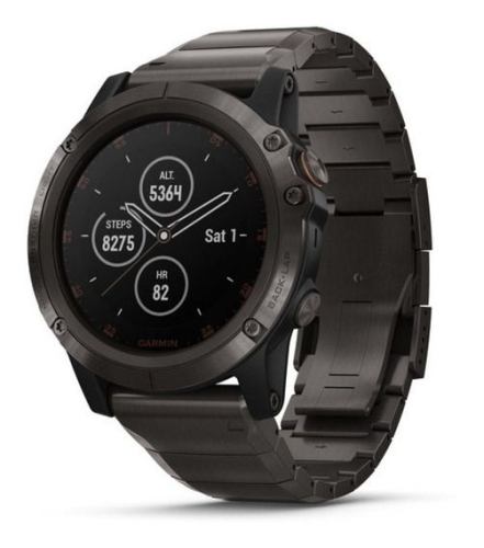 Часы GARMIN Fenix 5 Plus Sapphire DLC (Titanium/Titanium Band)