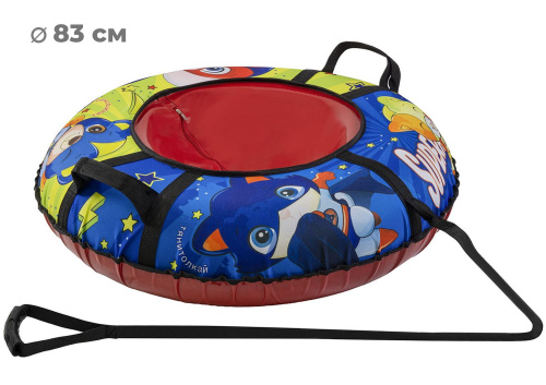 Тюбинг 83см ОКСФОРД SUPERHEROES, красный