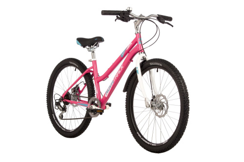 Велосипед Novatrack Jenny 6.D 24 (2025), рама 12" (130-155 см), розовый