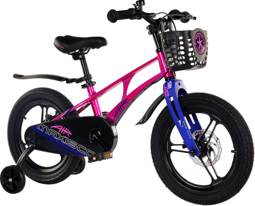 Велосипед Maxiscoo Air Pro 16" (2024) (98-110 см), розовый