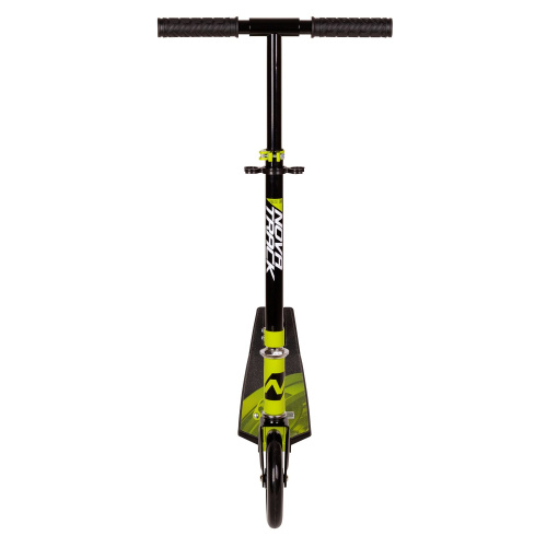 Самокат городской NOVATRACK POLIS 160 Plastic (2022), лимонный