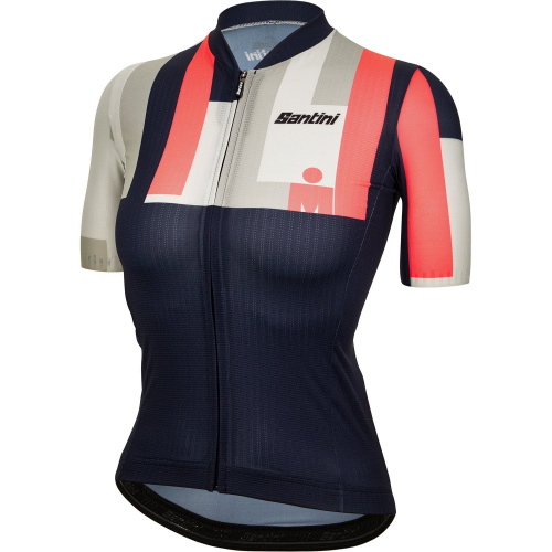 Веломайка женская Santini Aahonoui-Ironman Women's SS Cycling Jersey, синий-красный