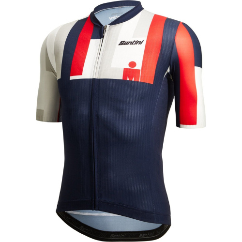 Веломайка Santini Aahonoui - Ironman SS Cycling Jersey, синий-красный