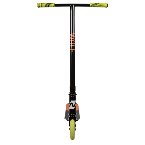Трюковой самокат Novatrack Wolf 50 (2022), черный-оранжевый